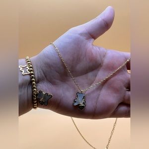 Necklace and bracelet set for women